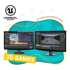 Unreal Engine 4. Игровой движок - КИБЕРшкола программирования для детей, компьютерные курсы для школьников, начинающих и подростков - KIBERone г. Шуя