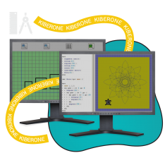 Исполнители чертежник и черепашка - КИБЕРшкола программирования для детей, компьютерные курсы для школьников, начинающих и подростков - KIBERone г. Шуя