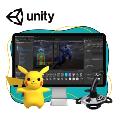 Мир игр на Unity 2D на популярном движке + AI-помощники - КИБЕРшкола программирования для детей, компьютерные курсы для школьников, начинающих и подростков - KIBERone г. Шуя